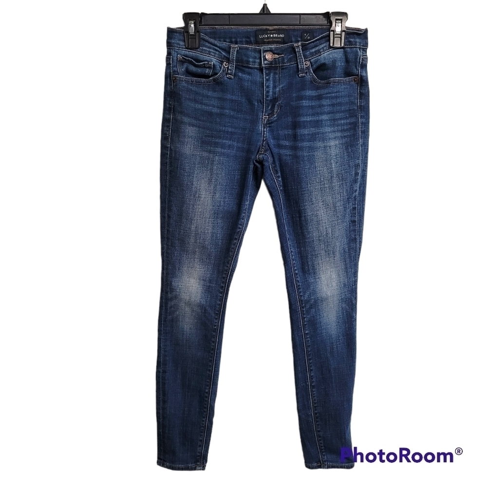 Lucky Brand Charlie Skinny Blue‎ Denim Jeans Women's Size 4/27